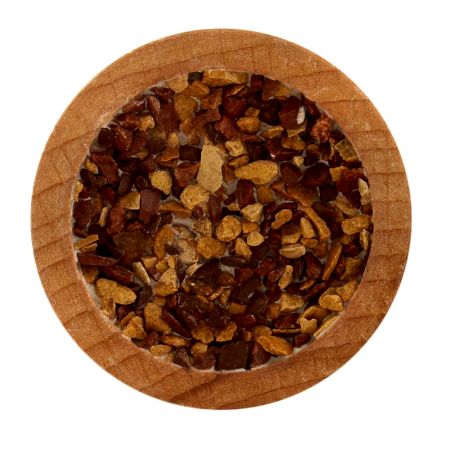 Brown Stone Embedded In Wooden Cabinet Knobs